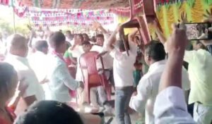 Warangal Congress, BRS Workers Fight at Oath Event